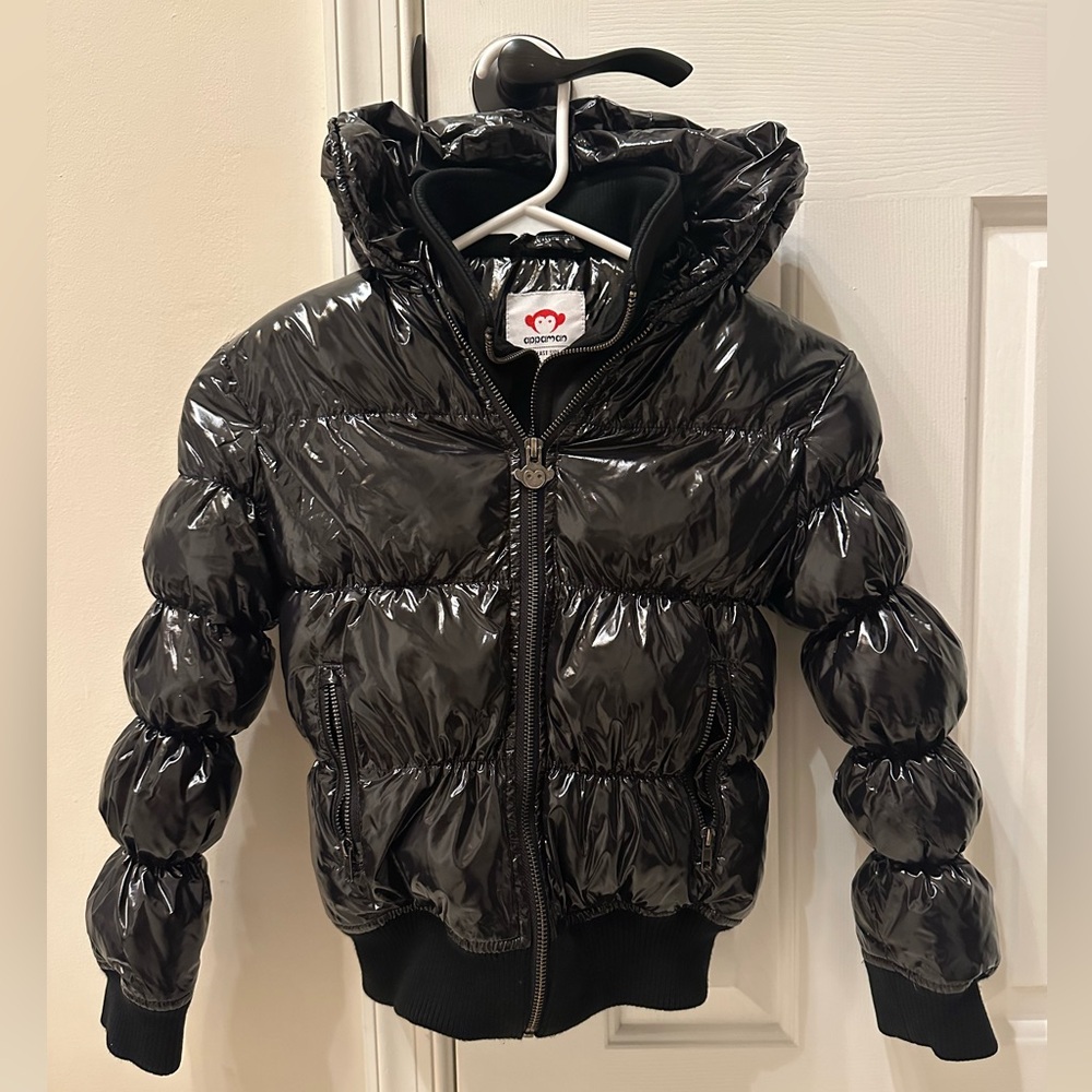 Appaman Flurry Coat in Shiny Black